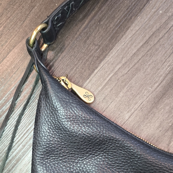 HOBO INTERNATIONAL Entwine Shoulder Bag, Black Leather - Picture 5 of 16